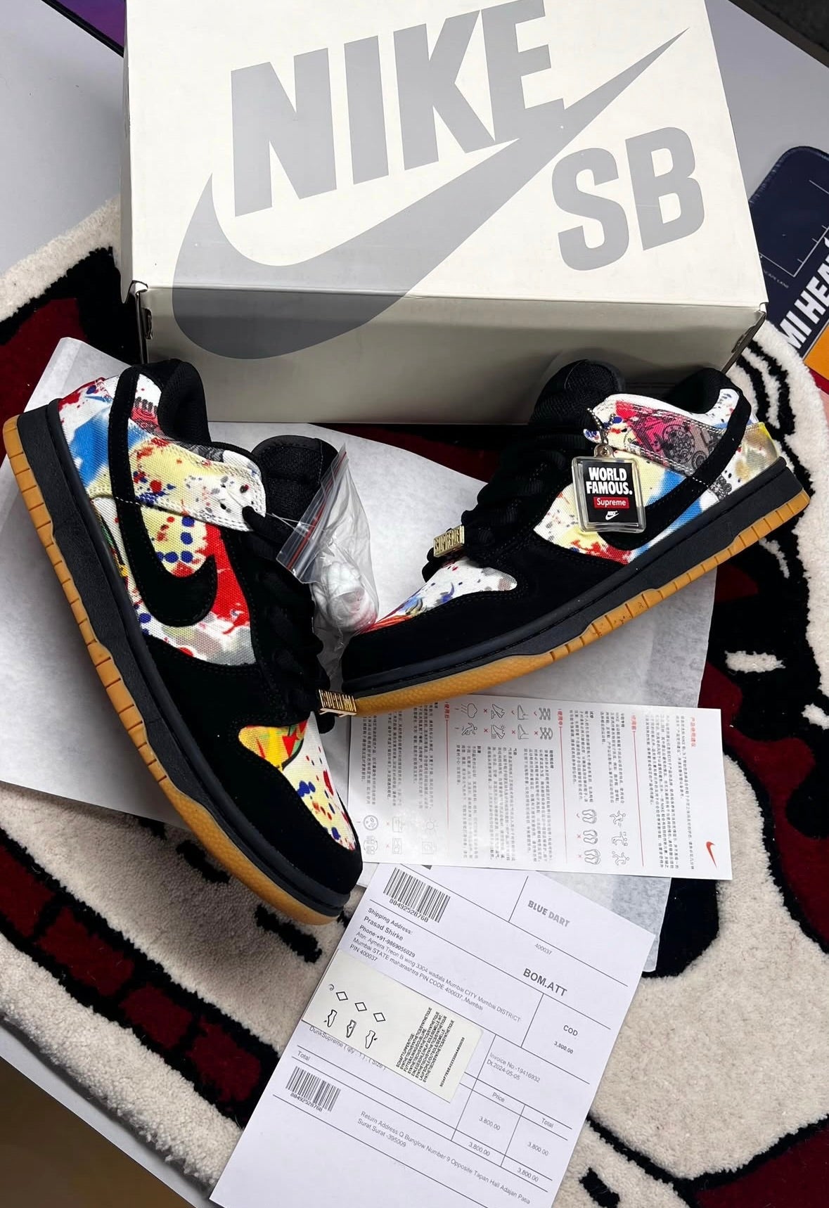 SB Dunk Low Supreme Rammellzee – Aura Society